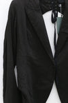 marc le bihan tie trim jacket 2250 E23 black